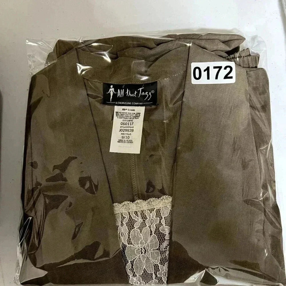 All That Jazz Vintage Womens Top/Jacket Pant Suit size 9/10 Minimalist - Picture 16 of 16